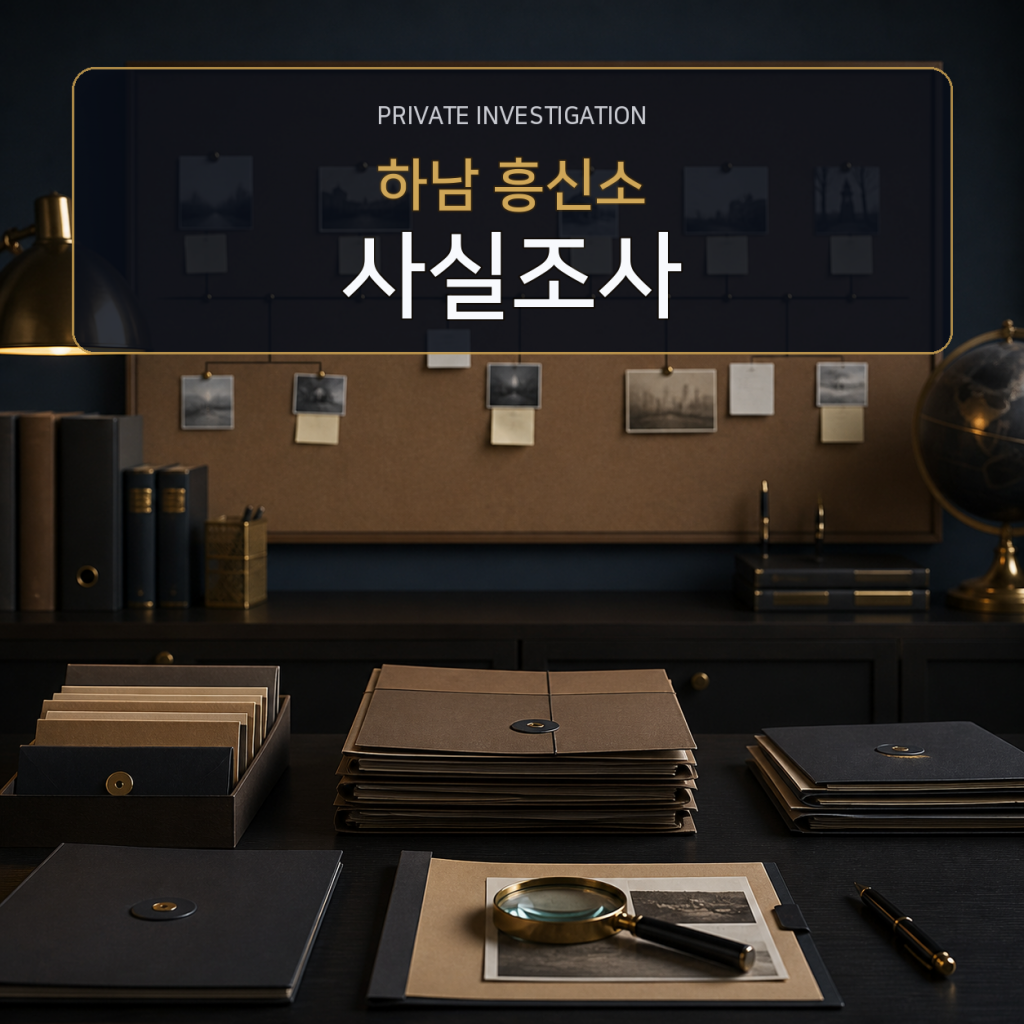 하남 사실관계 조사 전문 흥신소