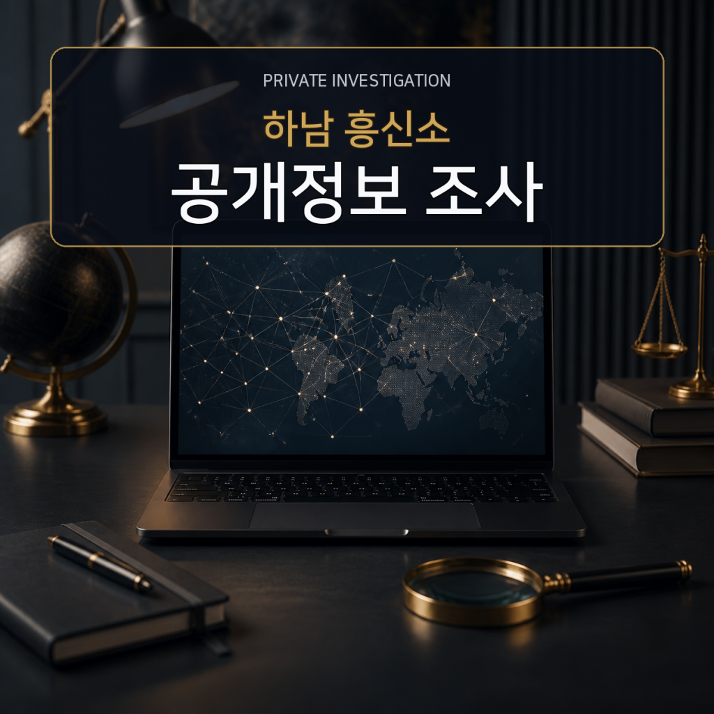 하남 디지털 공개정보 조사 전문 흥신소